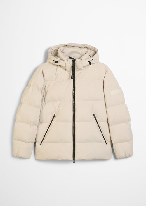 Regular puffer down jacket — Grey Silk