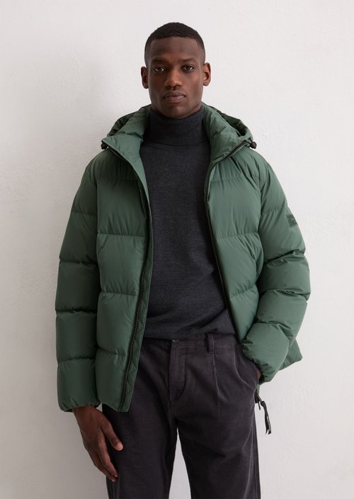 Regular puffer down jacket — Dark Forest