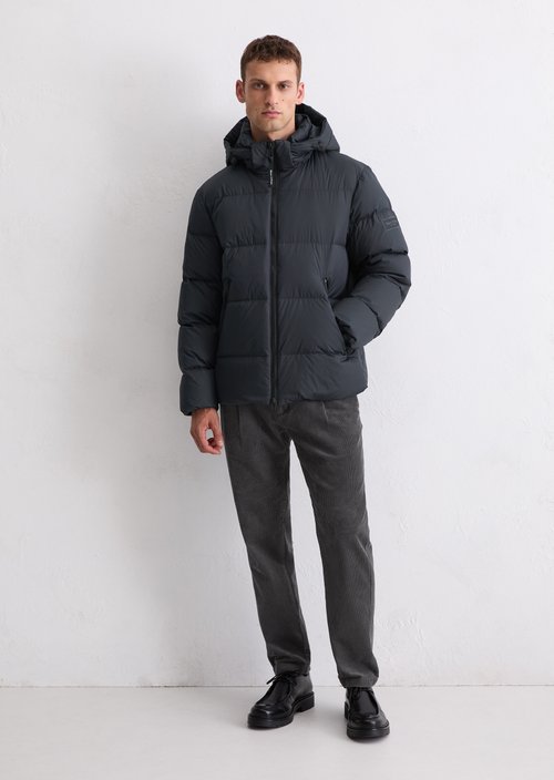 Regular puffer down jacket — Dark Navy