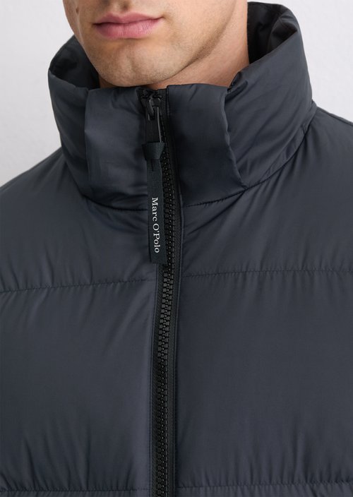 Regular puffer down jacket — Dark Navy