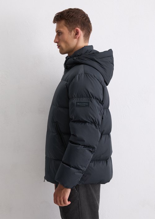 Regular puffer down jacket — Dark Navy