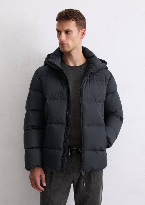 Regular puffer down jacket — Dark Navy