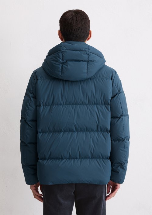 Regular puffer down jacket — Blue Daze