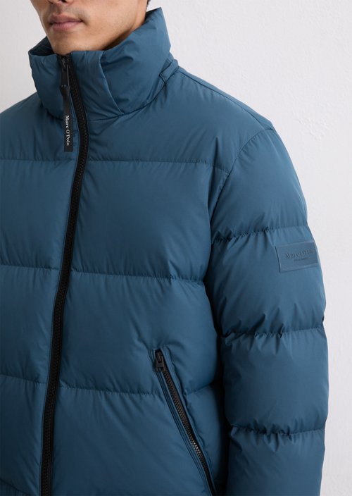 Regular puffer down jacket — Blue Daze