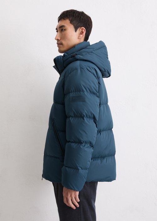Regular puffer down jacket — Blue Daze