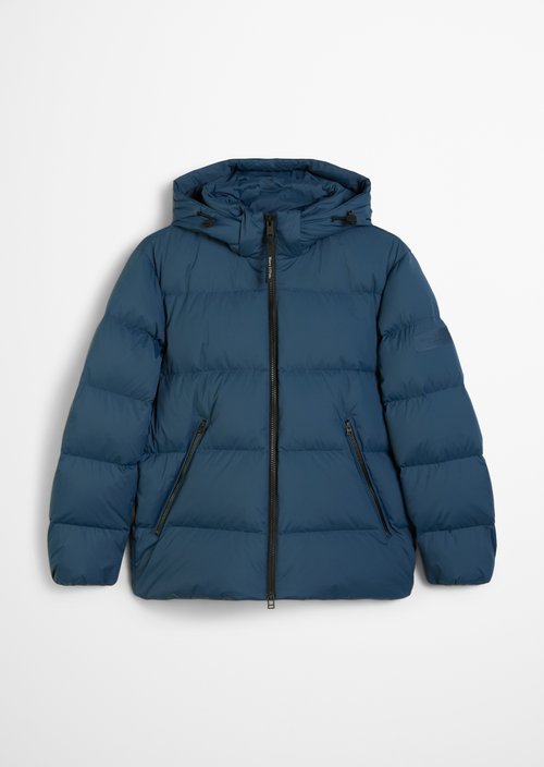 Regular puffer down jacket — Blue Daze