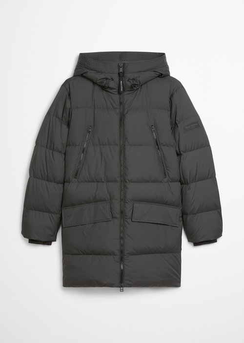 Regular puffer down jacket — Broken Graphite