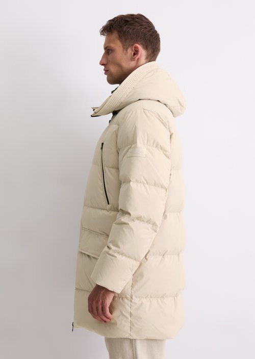 Regular puffer down jacket — Grey Silk