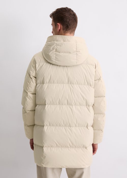 Regular puffer down jacket — Grey Silk
