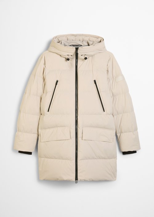 Regular puffer down jacket — Grey Silk