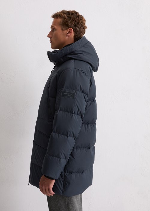 Regular puffer down jacket — Dark Navy