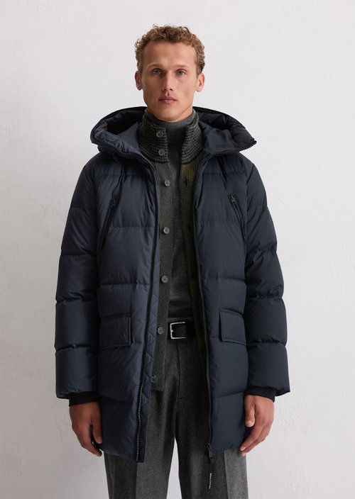 Regular puffer down jacket — Dark Navy