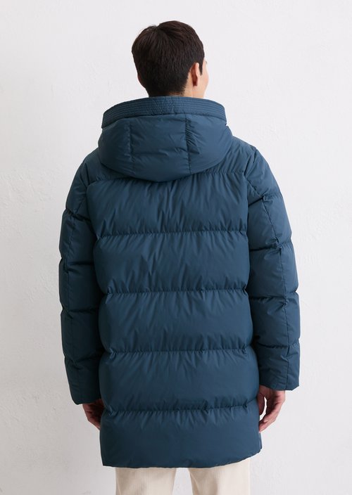 Regular puffer down jacket — Blue Daze