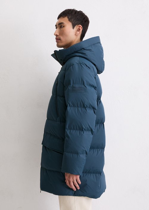 Regular puffer down jacket — Blue Daze