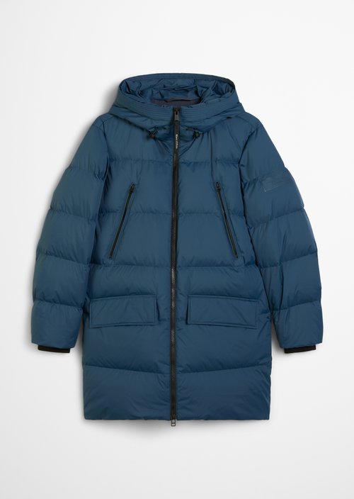 Regular puffer down jacket — Blue Daze