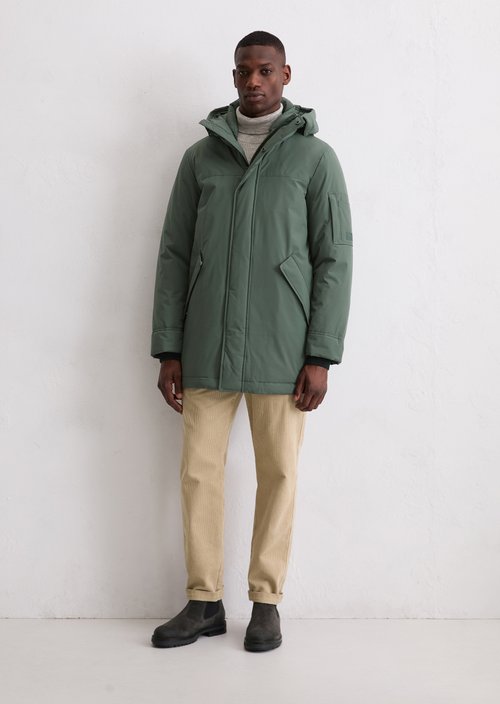 Regular hooded parka — Mangrove