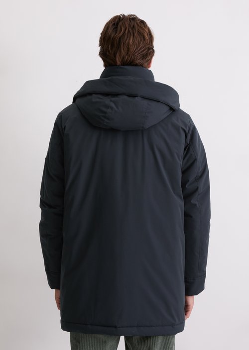 Regular hooded parka — Dark Navy (alternate view)