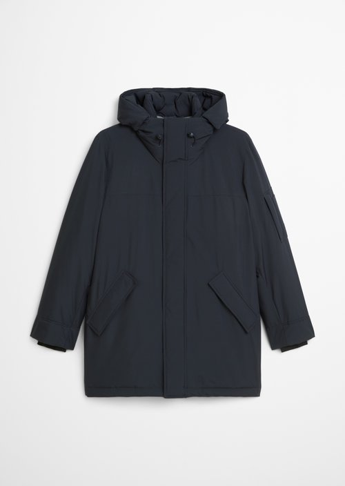 Regular hooded parka — Dark Navy
