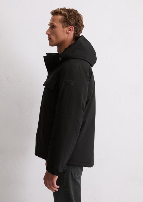 Hooded jacket regular — Black