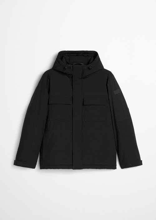 Hooded jacket regular — Black