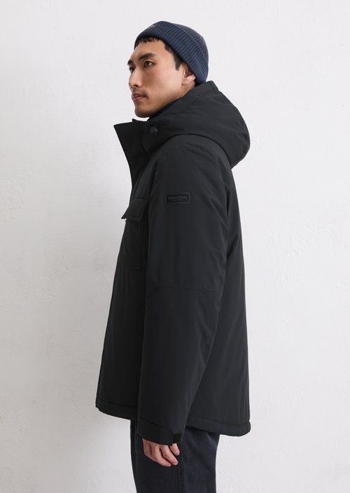 Hooded jacket regular — Dark Navy