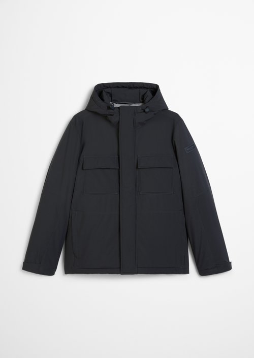 Hooded jacket regular — Dark Navy