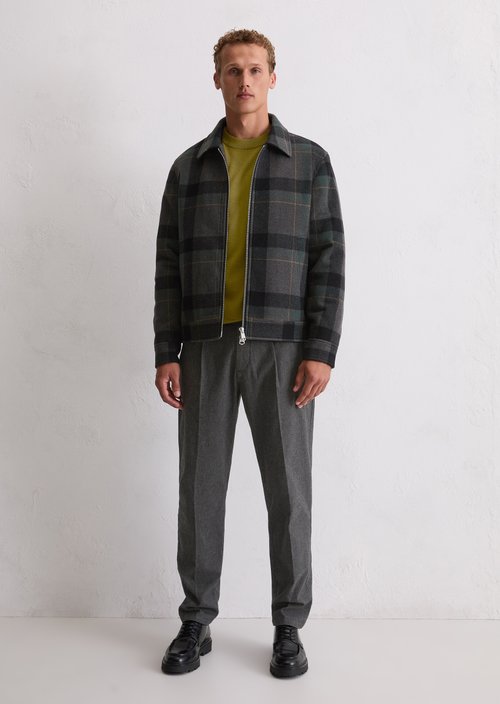 Wool blouson regular — Dark Grey