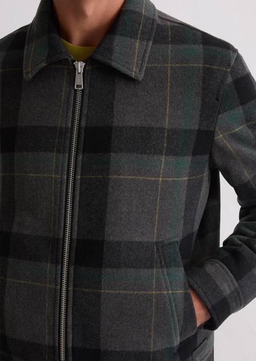 Wool blouson regular Dark Grey in detail view