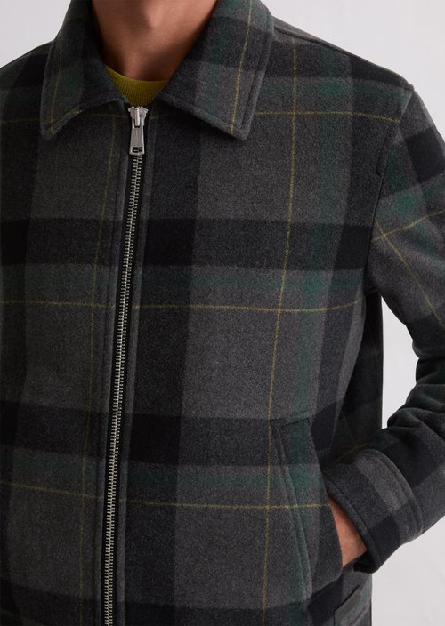 Wool blouson regular — Dark Grey