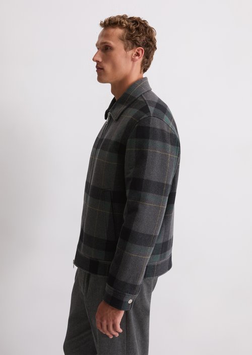 Wool blouson regular — Dark Grey