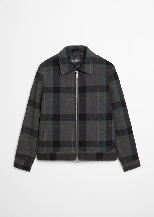 Wool blouson regular — Dark Grey