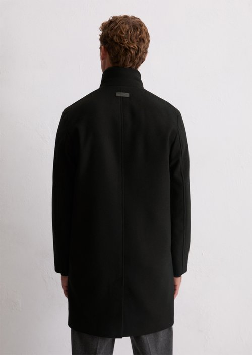 Wool coat — Black (alternate view)