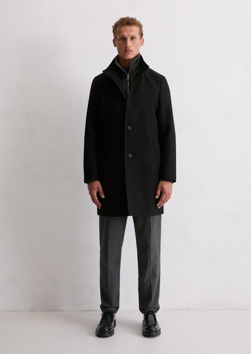 Wool coat — Black