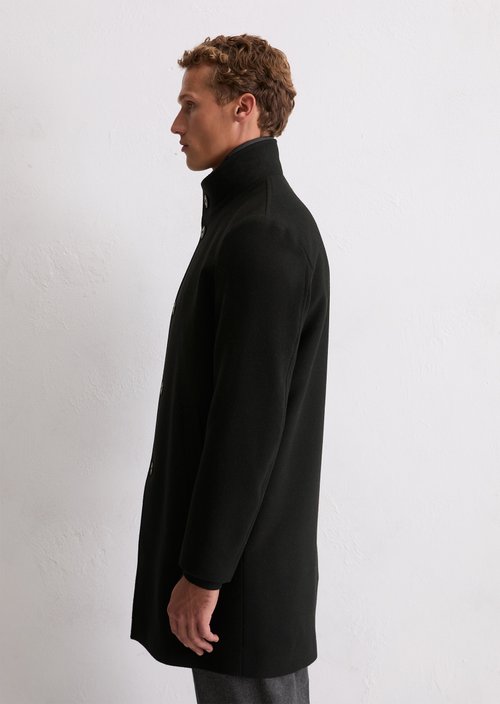 Wool coat — Black