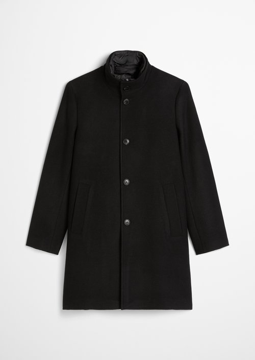 Wool coat — Black