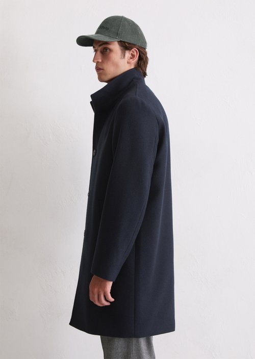 Wool coat — Dark Navy