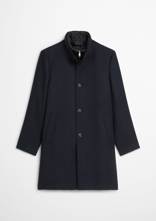 Wool coat — Dark Navy