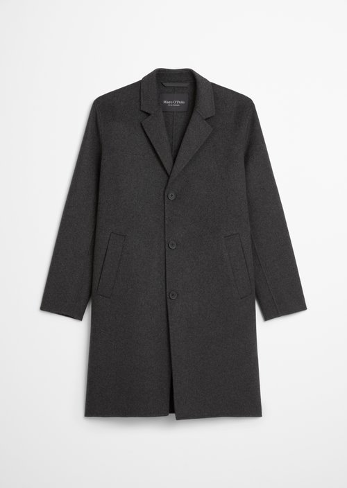 Regular coat — Dark Grey Melange