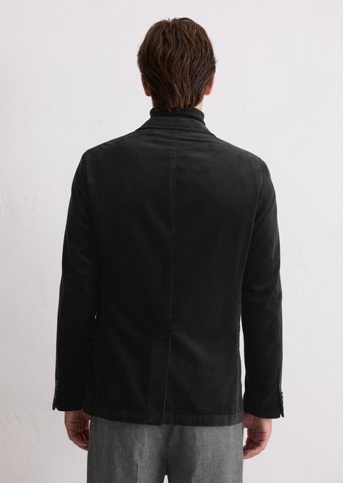 Corduroy jacket regular — Black