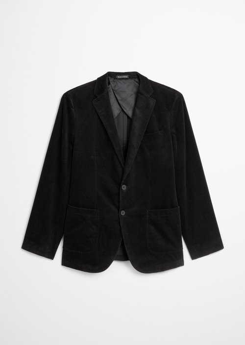 Corduroy jacket regular — Black