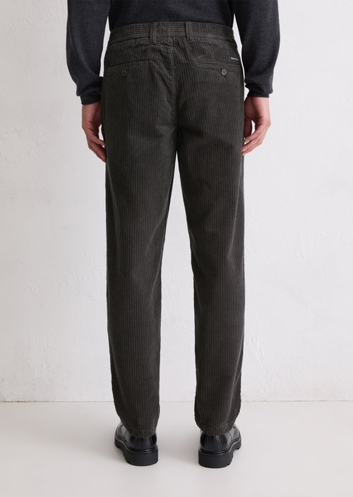 Relaxed corduroy trousers — Broken Graphite