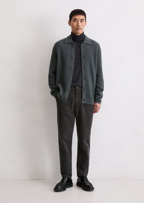 Relaxed corduroy trousers — Broken Graphite