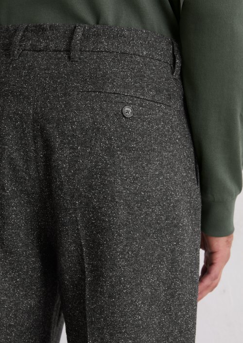Trousers model Mossbo wide — Dark Grey