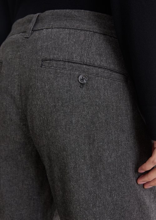 Chino model Stig shaped — Dark Grey