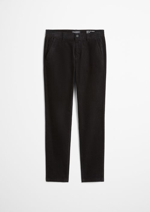 Corduroy Pants, Stig Jogger Style — Black
