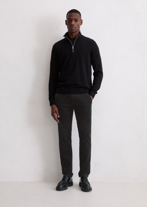 Corduroy Pants, Stig Jogger Style — Black