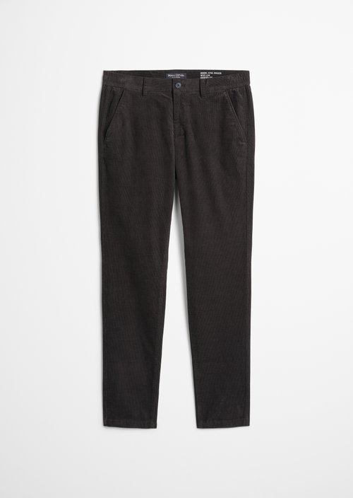 Corduroy Pants, Stig Jogger Style — Charcoal