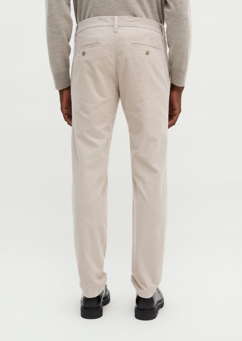 Corduroy Pants, Stig Jogger Style — Linen Beige