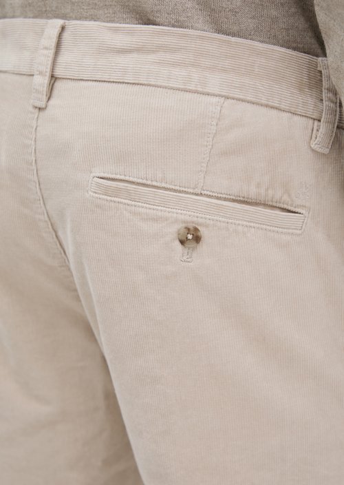 Corduroy Pants, Stig Jogger Style — Linen Beige