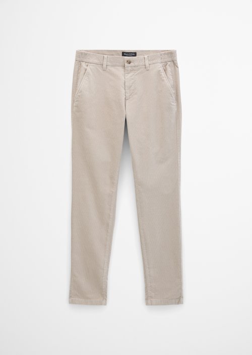 Corduroy Pants, Stig Jogger Style — Linen Beige